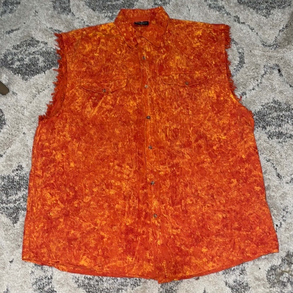 Hartley Dangerous  Armless Button Shirt Vest